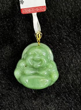 18k金和田玉佛公吊坠-多样性发货-MDFG013