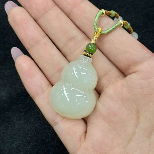 s925银和田玉吊坠-约25*12mm-多样性发货-YSP金-A5313