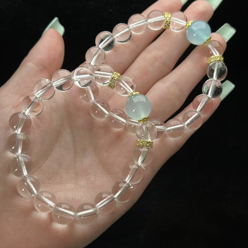 玛瑙手串无镶嵌琉璃玛瑙手串-约10mm-多样性发货-Y677