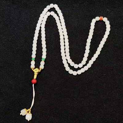 和田玉项链-约6mm-多样性发货- DY一- A4780