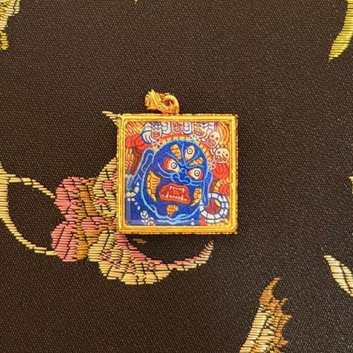 （带会）大黑天+文殊唐卡吊坠+卡贴多样性发货链子随机 Z久-TK001