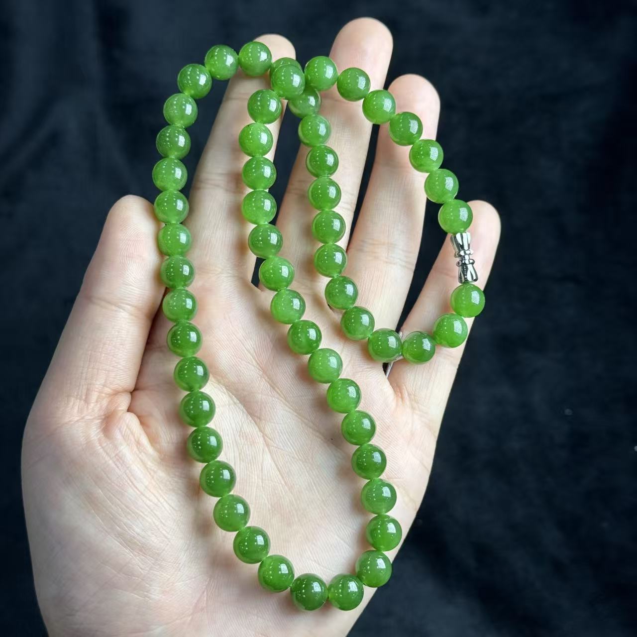 和田玉项链-约8mm-多样性发货-Z老-A1061