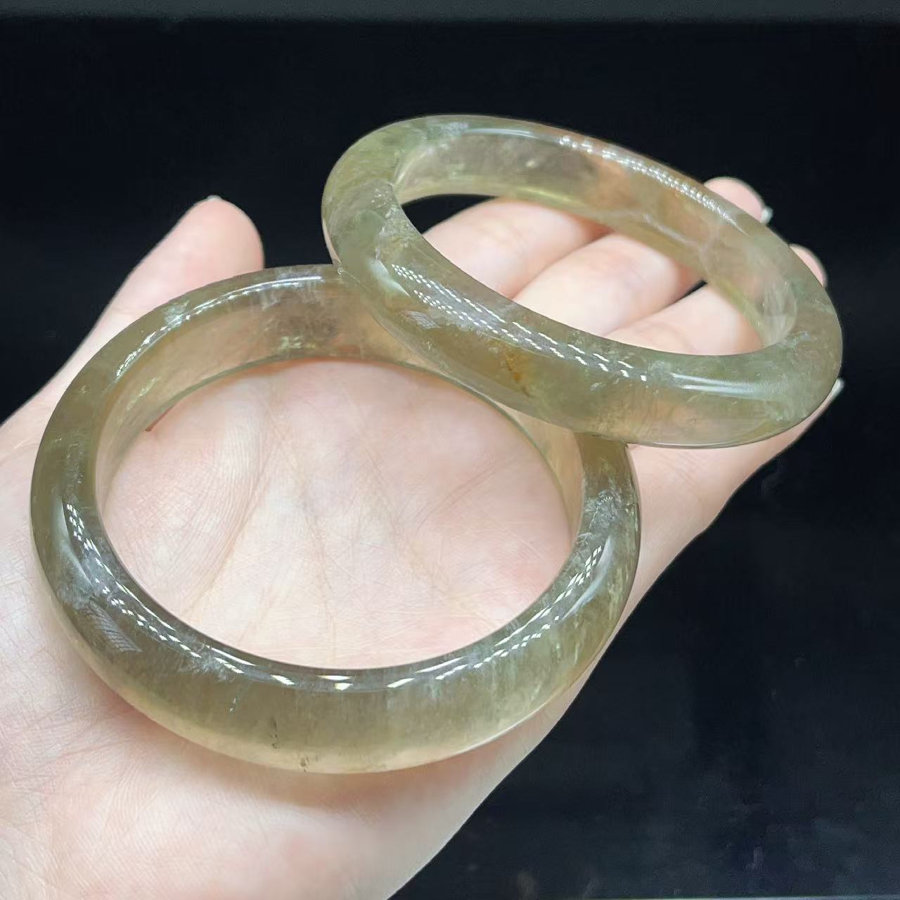 绿幽灵水晶手镯-约13mm-多样性发货-S优-Y2019