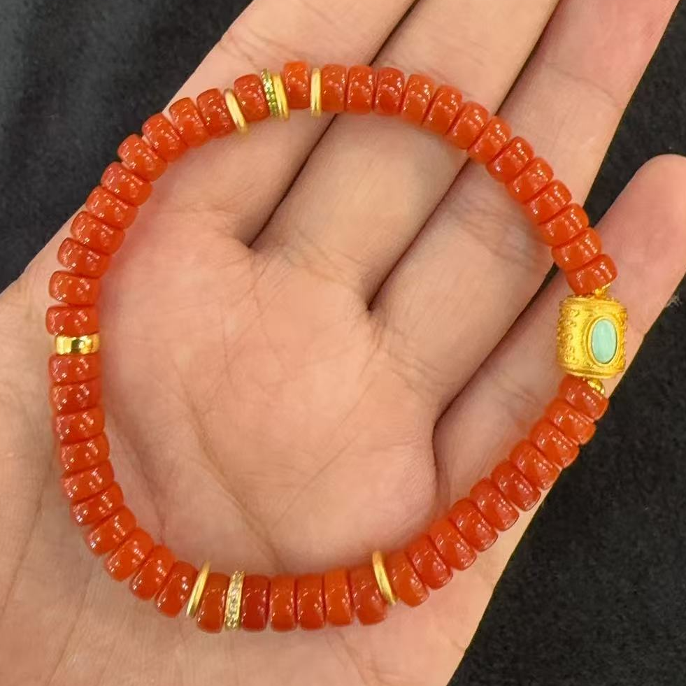 南红（玛瑙）南红手串-约6mm-多样性发货-H祥