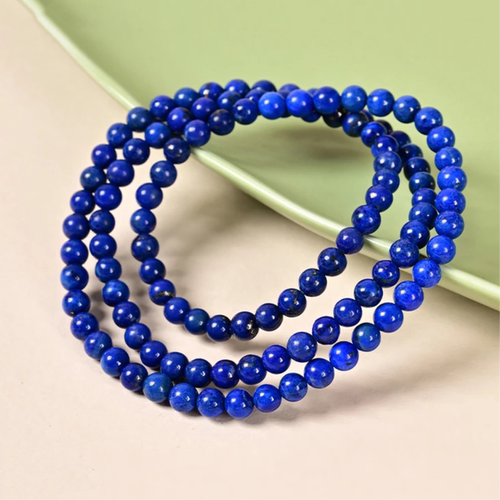 青金石无镶嵌青金石素圈项链-约5-多样性发-YUN