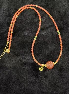 南红（玛瑙）DIY项链-约12mm-多样性发货-G帝-B616