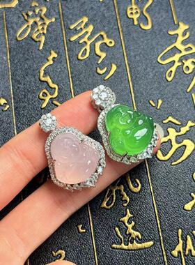 玛瑙佛公吊坠-约36*23*12mm-多样性发货- X升- A7001