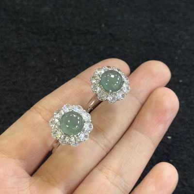 翡翠戒指-约15*10mm-多样性发货-K S三-Y5537