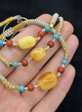 蜜蜡随形手绳-约10mm-多样性发货-YC千-B9947