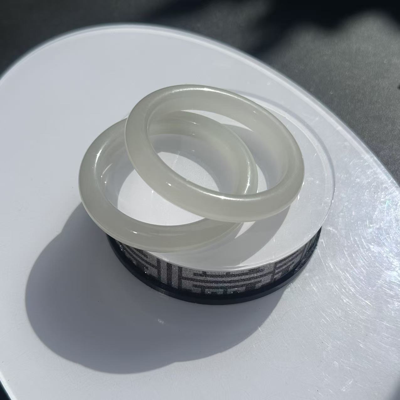 和田玉正圈手镯-约10mm-多样性发货-R豪-Y7924