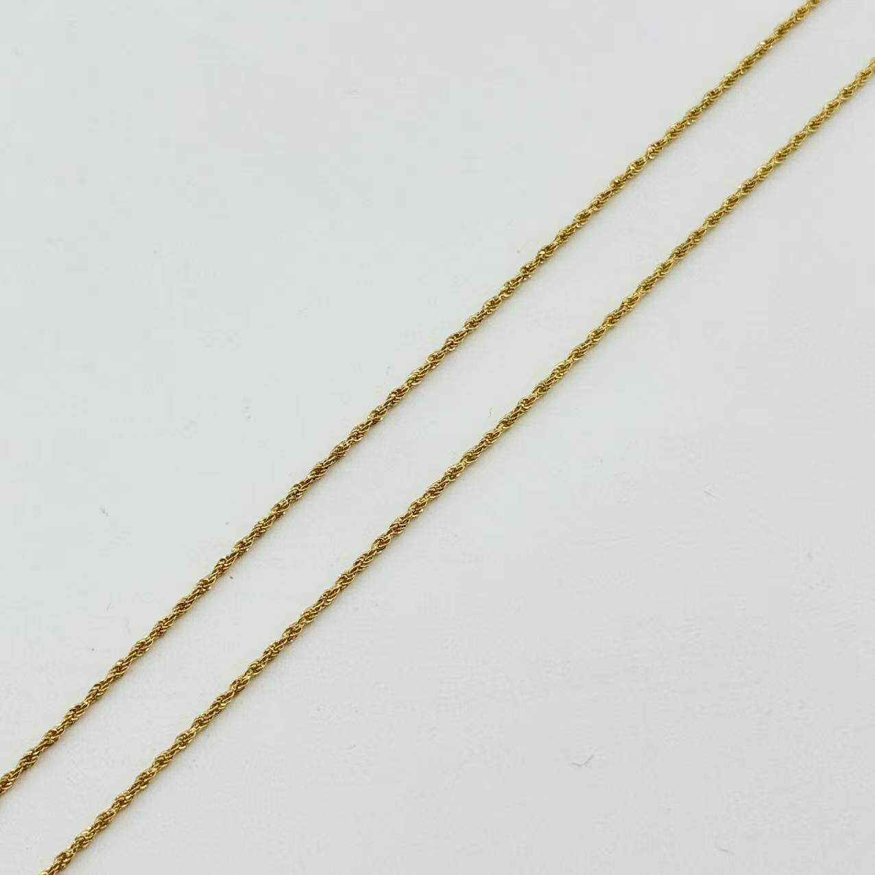 18K金麻花链-约45cm-0.6g-多样性发货- F壹-V2376