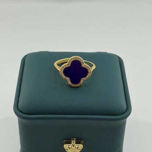 S925银青金石戒指-约15*3mm-多样性发货-S优-V1023