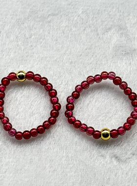 石榴石戒圈-约2mm-多样性发货-S优-Y3080