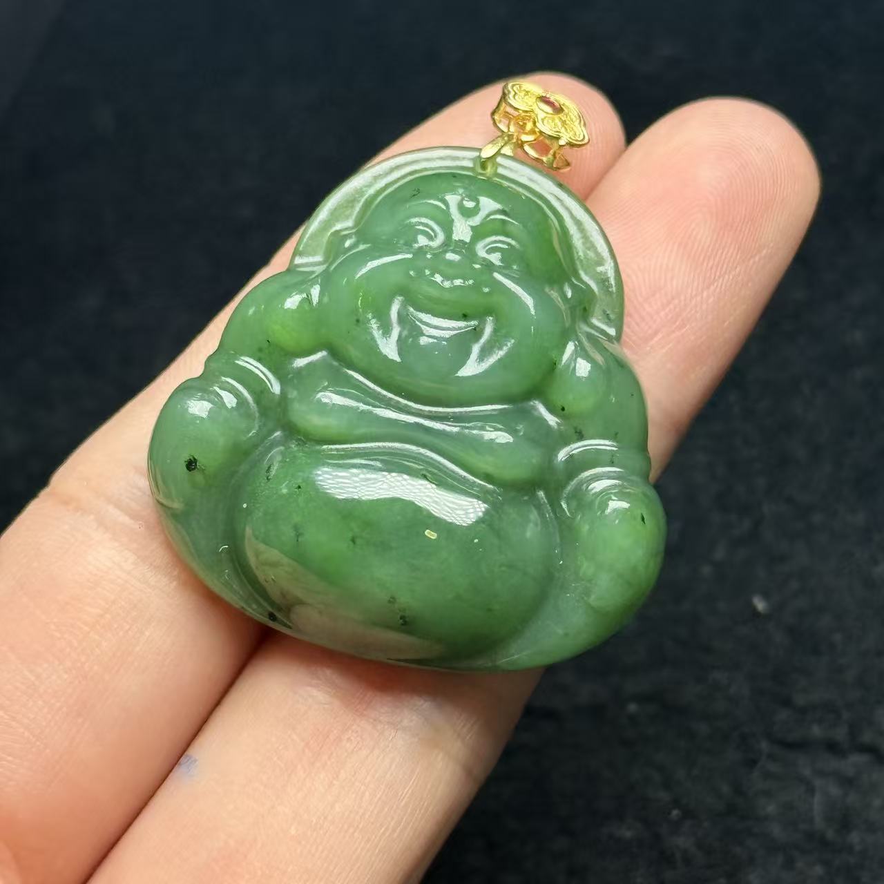 S925银和田玉吊坠 -约41×33×9mm-多样性发货- Y欣 B6087
