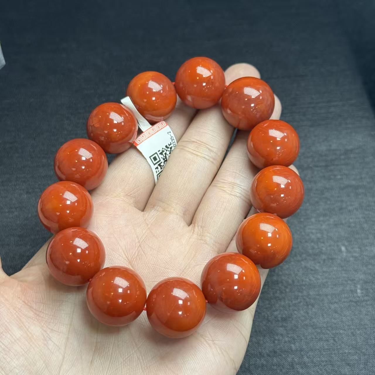 南红（玛瑙）南红手串约17mm，多样性发货-T柯，B5057