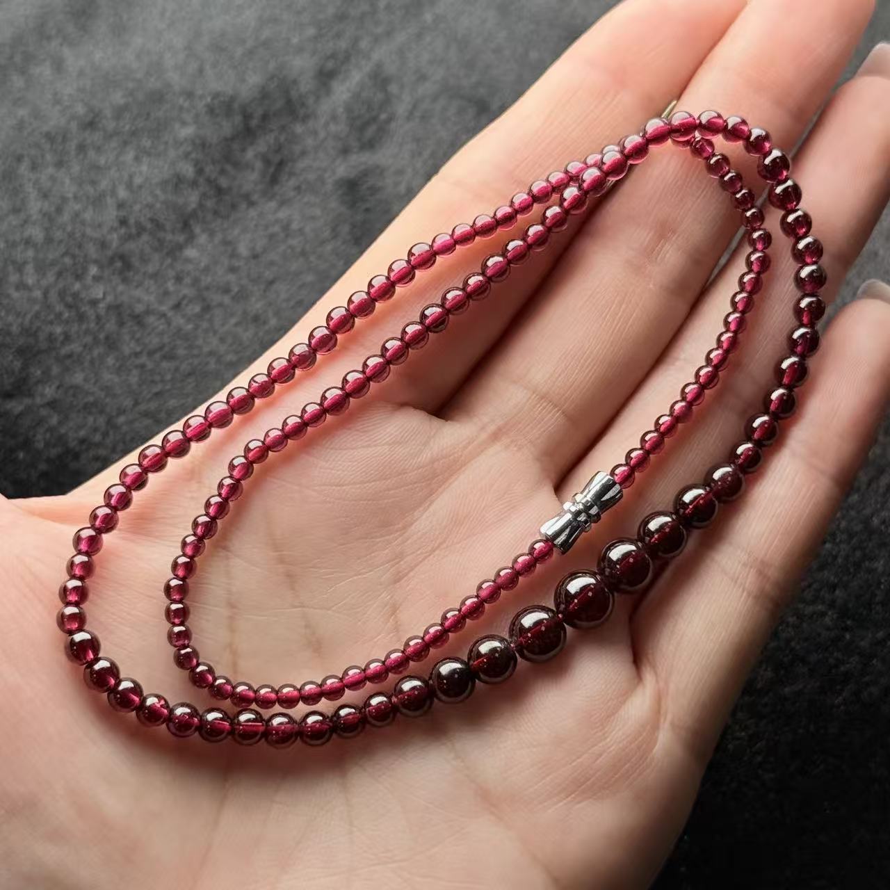 石榴石塔链-约2-7mm-多样性发货-S优-A44