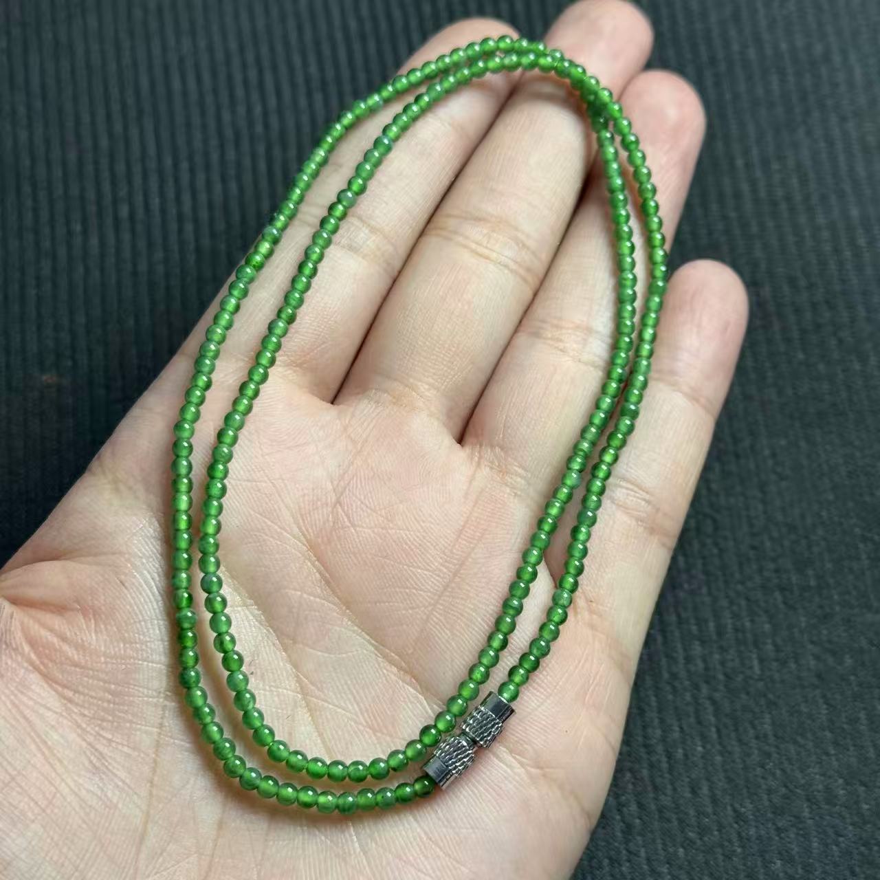 翡翠项链-约2.5mm-多样性发货- Q燕 B677