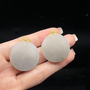 5mm 多樣性發(fā)貨 約31 T明 Y1826 18K金和田玉吊墜