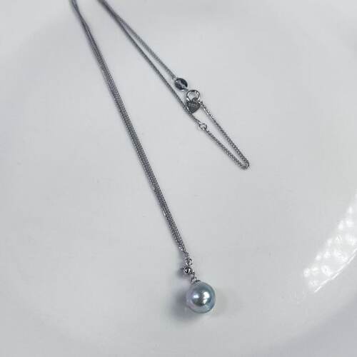 S925海水珍珠真多麻珍珠项链-约9mm-多样性发货-ZG珍-A7762