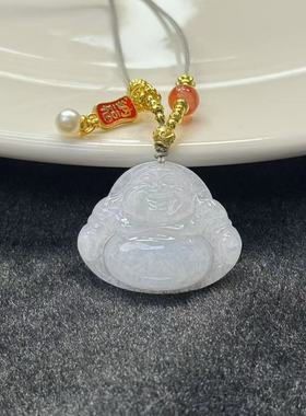 翡翠佛公项链-约22*27*6mm-多样性发货-F凌，B231