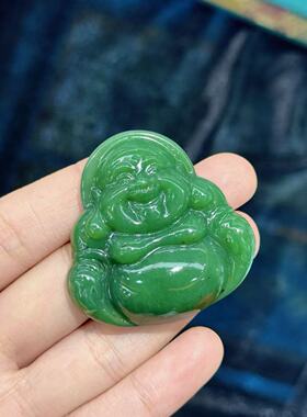 和田玉佛公吊坠-约44*43*11mm-多样性发货- M罗- A2637