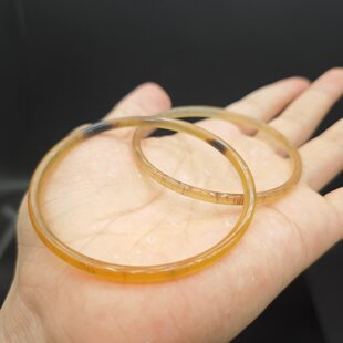 牛角手镯 约3×4 圈口50 BG七 多样性发货