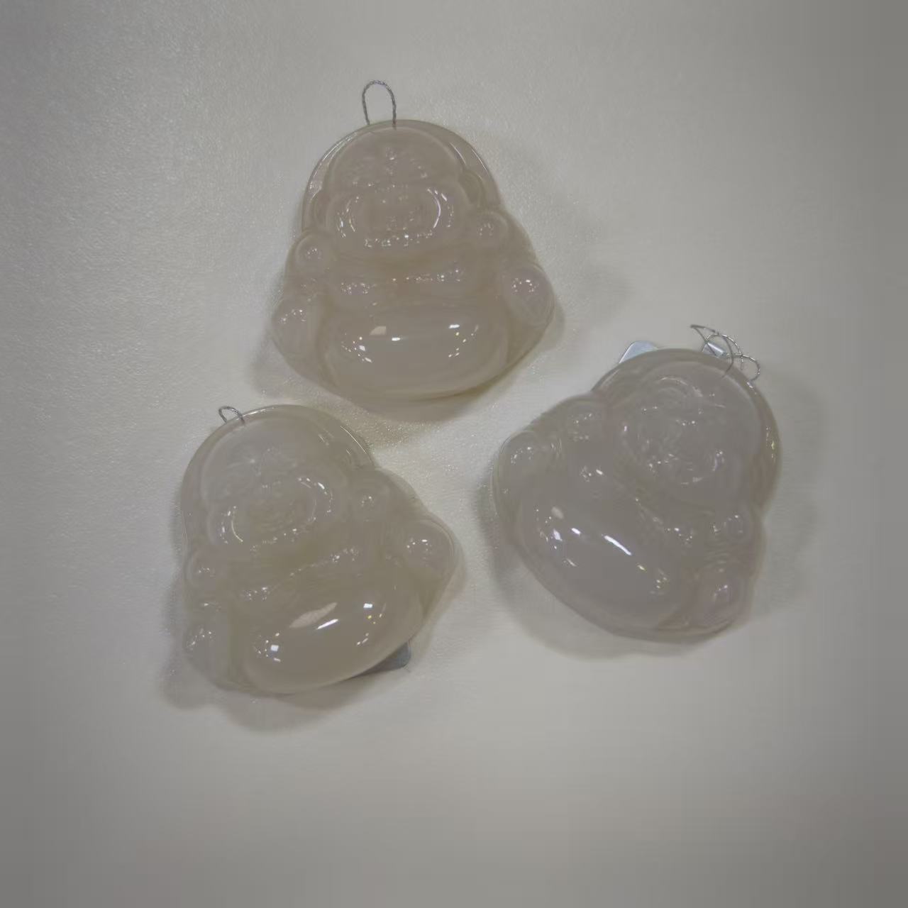 和田玉佛公吊坠-30*30*11mm-多样性发货-Y8024