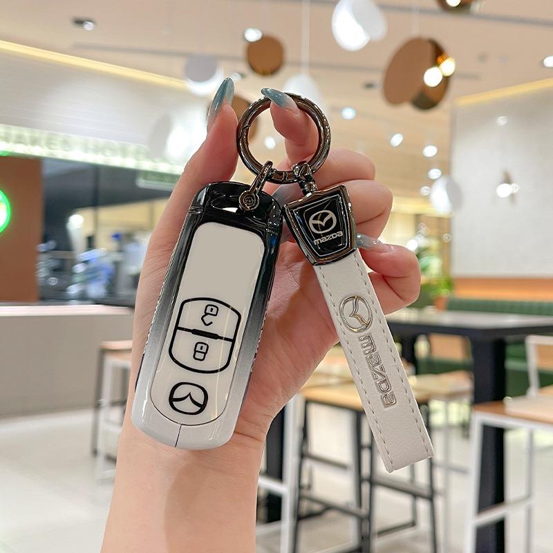 适用于马自达汽车钥匙套cx4包cx5昂克赛拉3阿特兹6睿翼7扣cx9壳