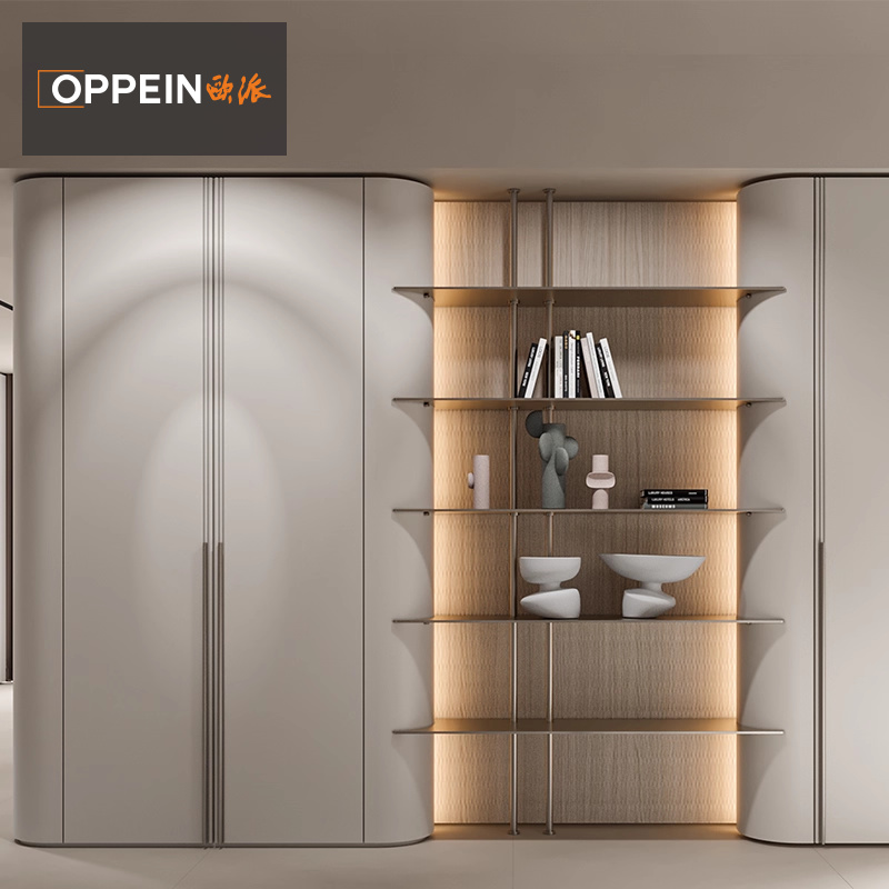 新款 欧派全屋定制极简风衣柜定制家用卧室衣帽间家具柜子客餐厅