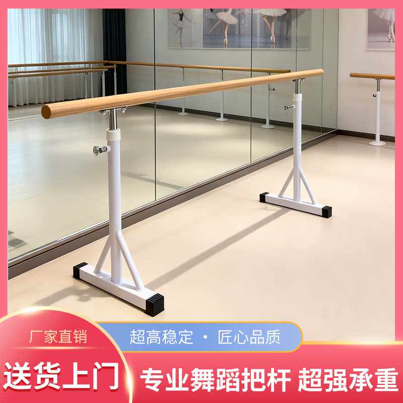 舞蹈把杆家用可移动式专业压腿杆便携式舞蹈房跳舞杆芭蕾压腿成人