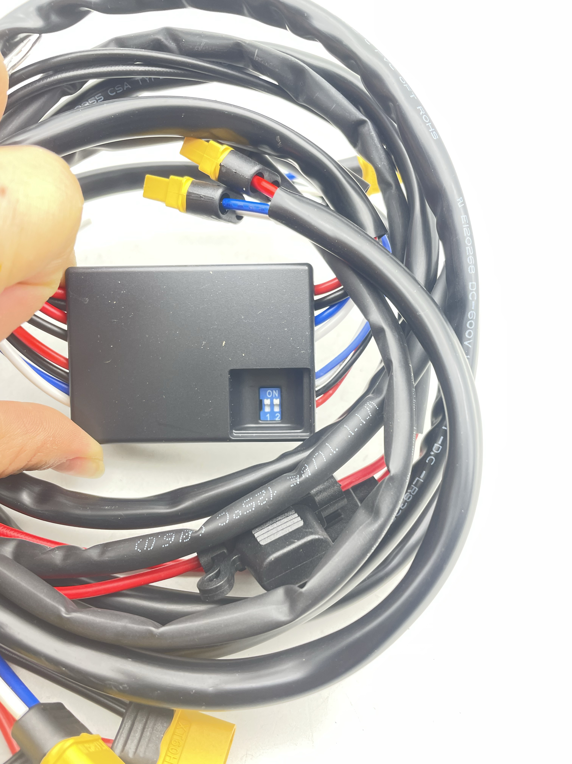 H4四透镜大功率480W不共负宽电压线组麒麟线组改灯耗材