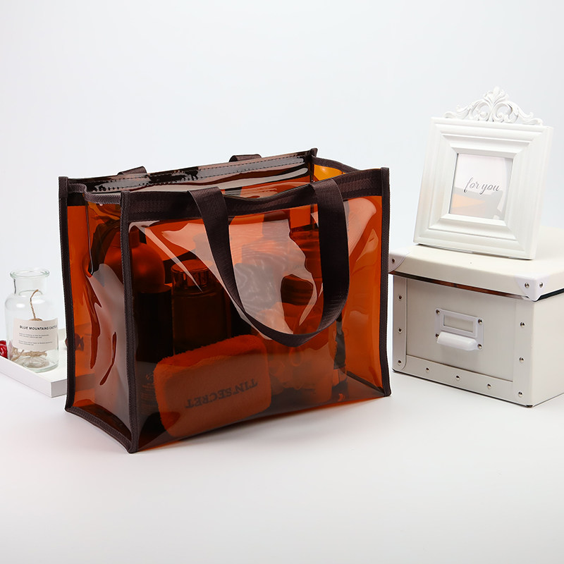 特大浴包浴兜化妆包加厚pvc透明加大版防水洗浴包洗漱包游泳包