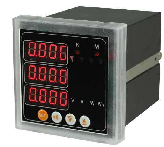 直流数显电流电压功率表  直流液晶电流电压功率表开孔请备注