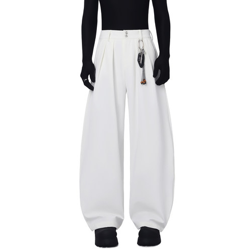 BlackClothes韩系通勤阔腿西裤男