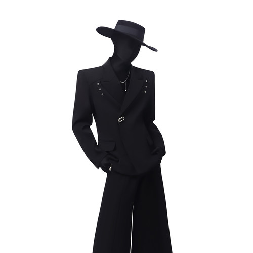 BlackClothes男士高定垫肩西服
