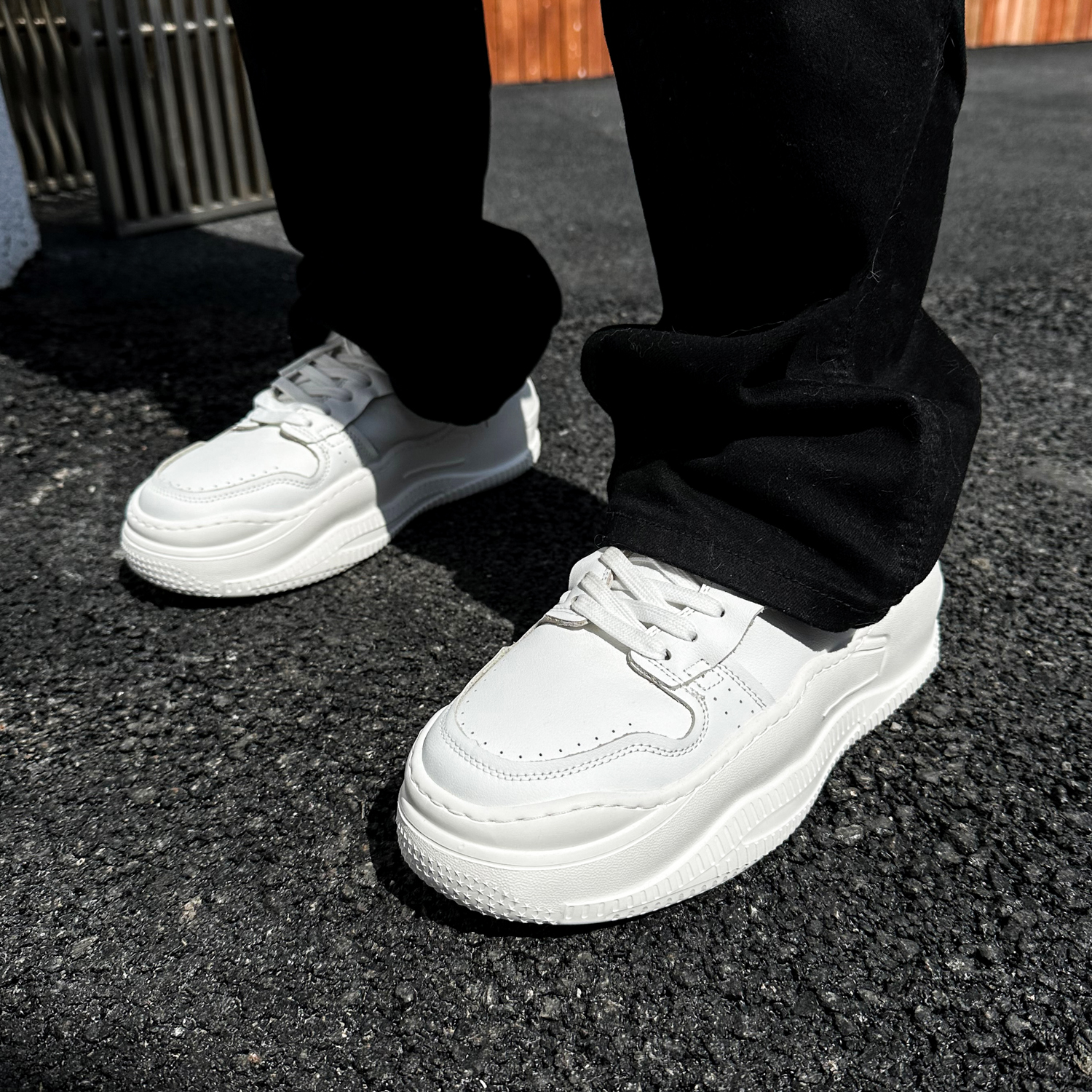 【帽子先森】太酷啦白色厚底松糕鞋男增高休闲板鞋欧州站休闲潮鞋,流行男鞋,休闲板鞋,淘宝优惠券,粉丝福利购,淘宝优惠卷