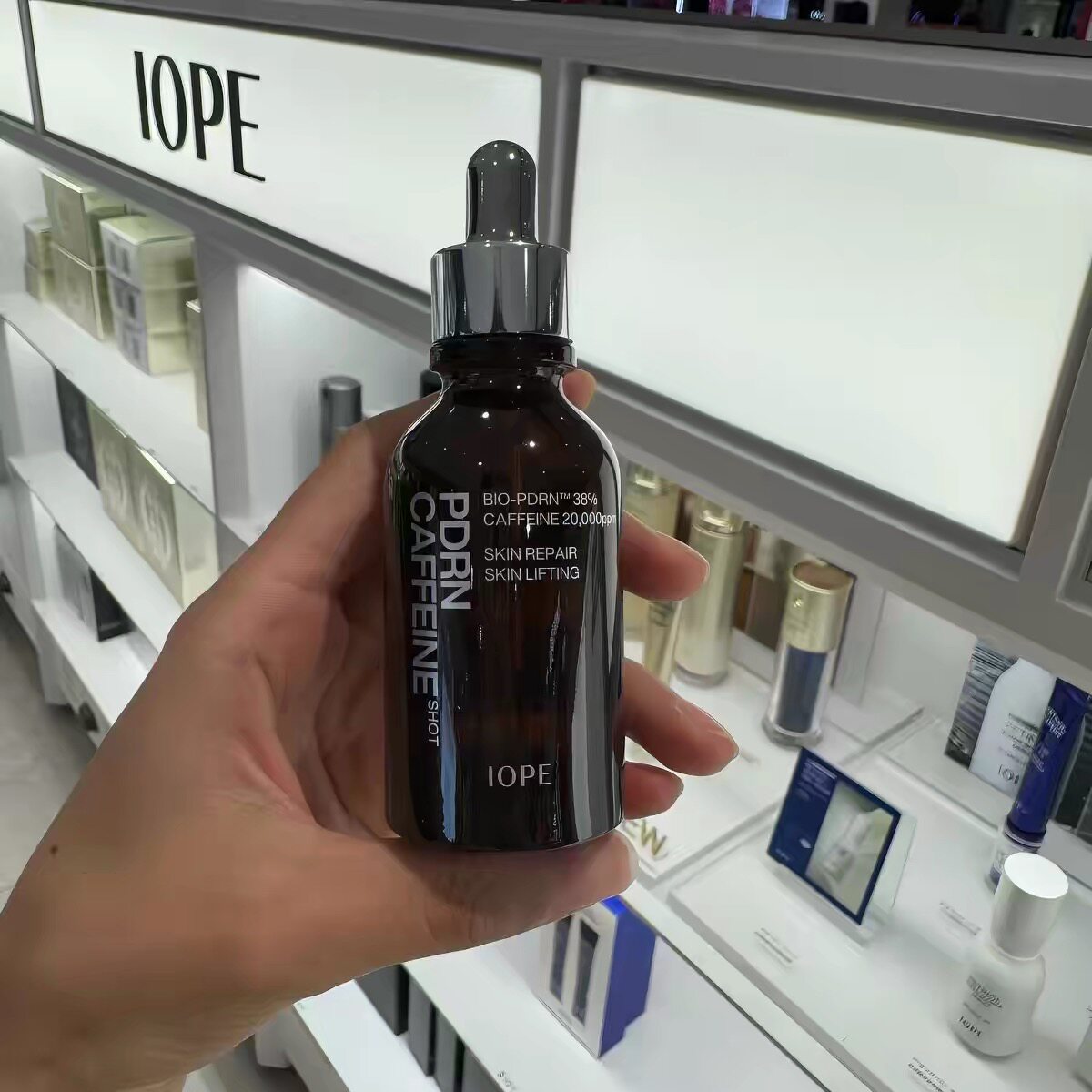 【韩国正品】IOPE 艾诺碧亦博PDRN38%+咖啡因/50ml/玻璃瓶修复亮
