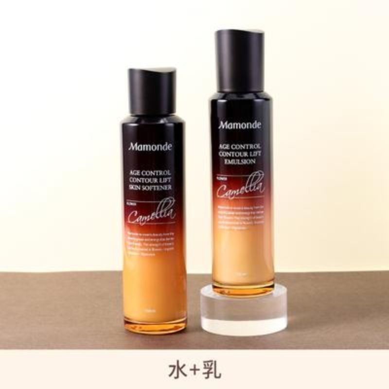 【韩国正品】Mamonde梦妆山茶臻颜水乳滋润抗皱提拉紧致衰老淡纹