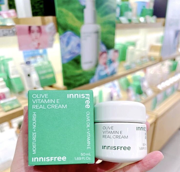 【韩国正品】innisfree悦诗风吟黄金橄榄油面霜补水滋润保湿50ml
