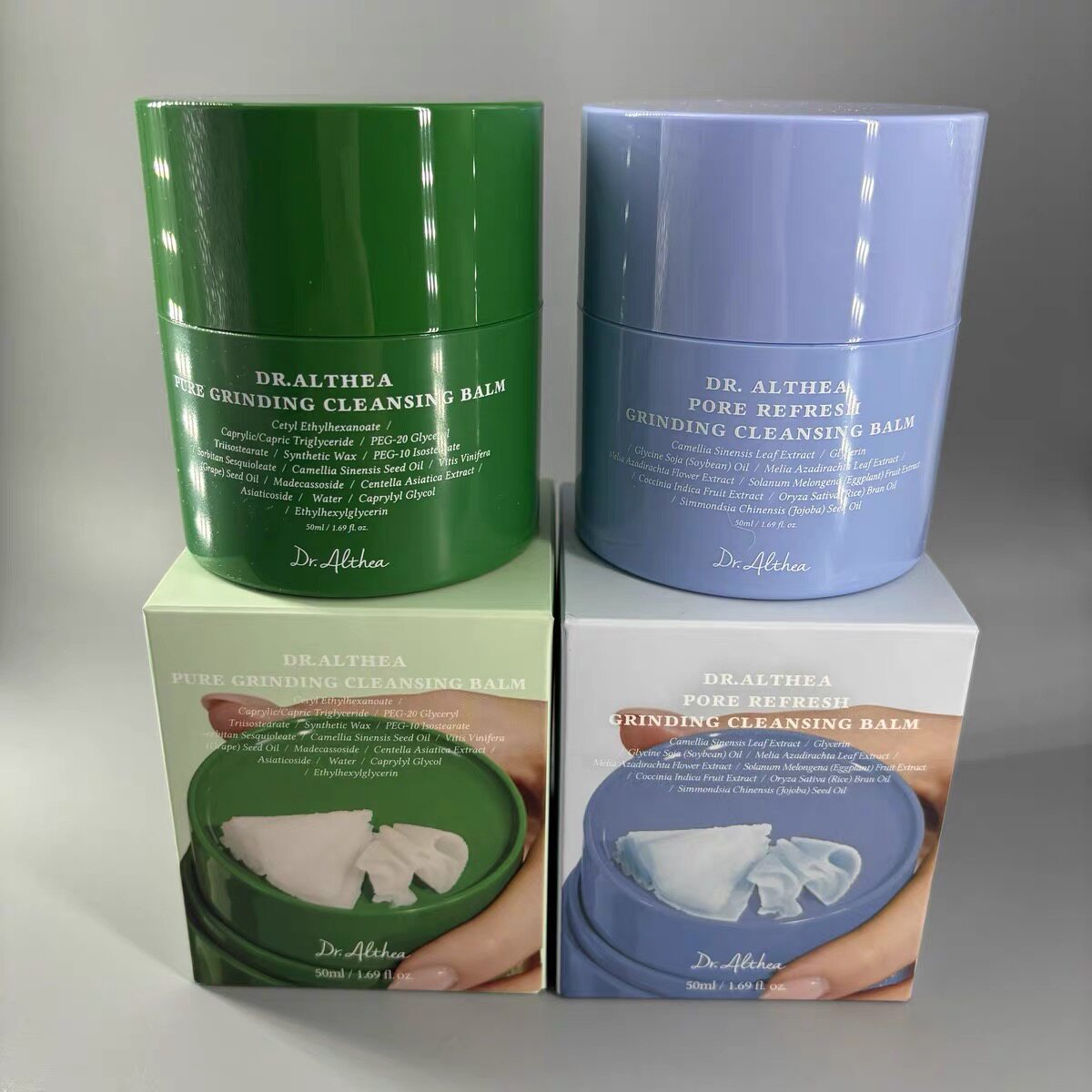 【韩国正品】Dr.Althea达西儿纯净磨砂洁面膏卸妆膏50ml 不油腻冰