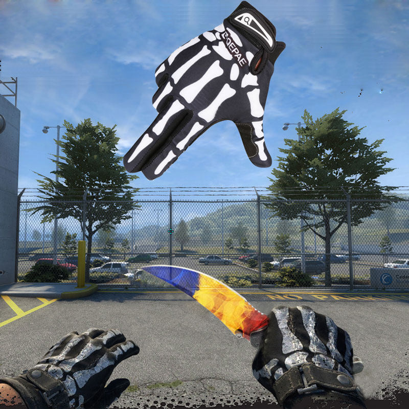 新品通用csgo游戏周边实物防滑耐磨装酷时尚手套cosplay手办潮流