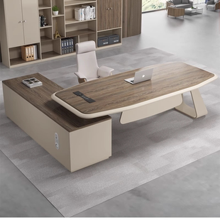 办公桌老板桌简约现代大班台办公室桌办公桌椅组合经理桌总裁桌