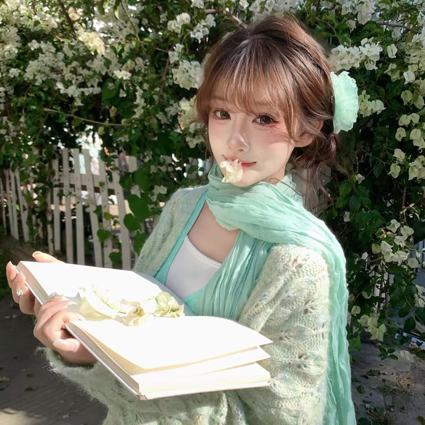 森系薄荷绿棉麻褶皱丝巾女春夏季文艺清冷感薄款系脖围巾外搭披肩,服饰配件/皮带/帽子/围巾,围巾/丝巾/披肩,淘宝优惠券,粉丝福利购,淘宝优惠卷