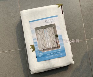 超精致 JJZS 004 精美刺绣绣花窗纱纱帘垂坠 外贸出口美国原单