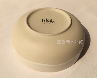 自然质朴简约北欧风 CYGJ 130 陶瓷面碗饭碗 外贸出口北欧原单