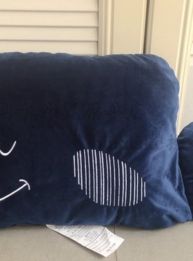 JJZS-YZ-034 超Q外单!外贸出口加拿大原单 超可爱鲸鱼抱枕(含芯)