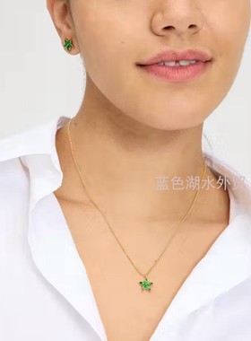 AS-SS-025 真货 镀真金58美金外贸出口美国轻奢大p原单项链首饰