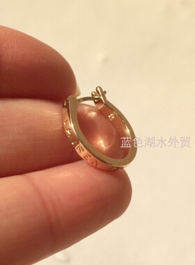 AS-SS-050 大牌打标 奢侈外贸出口美国原单镀K金首饰 耳饰耳环