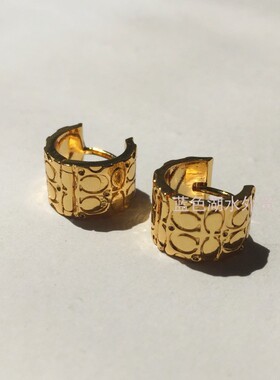 AS-SS-025 绝美镀真金 贵气十足!外贸出口美国原单耳饰耳环耳坠