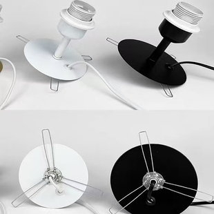 台灯配件灯座带开关插头e27灯口创意居家花瓶陶瓷罐diy改造灯具